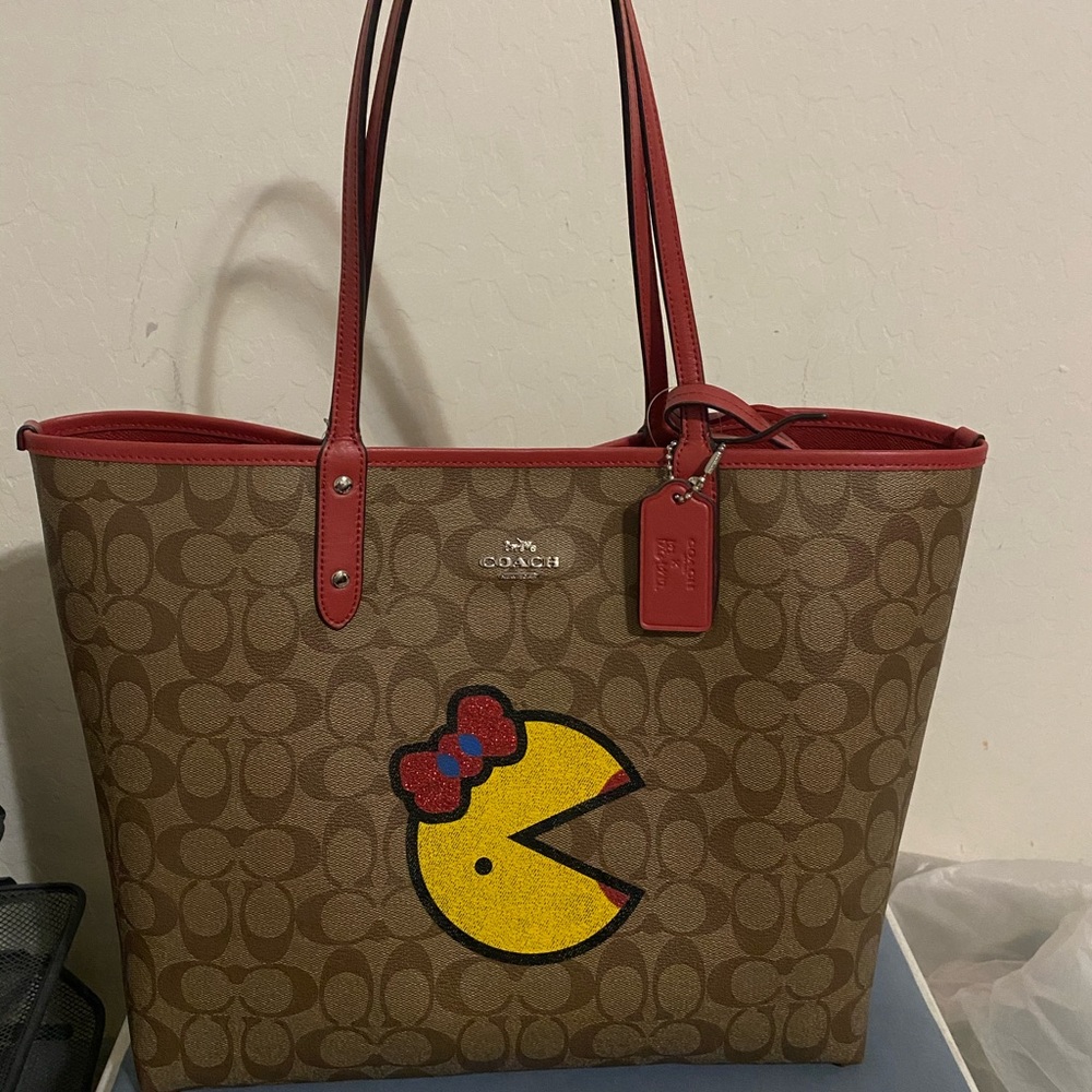 Coach Limited Edition PAC Man tote bag